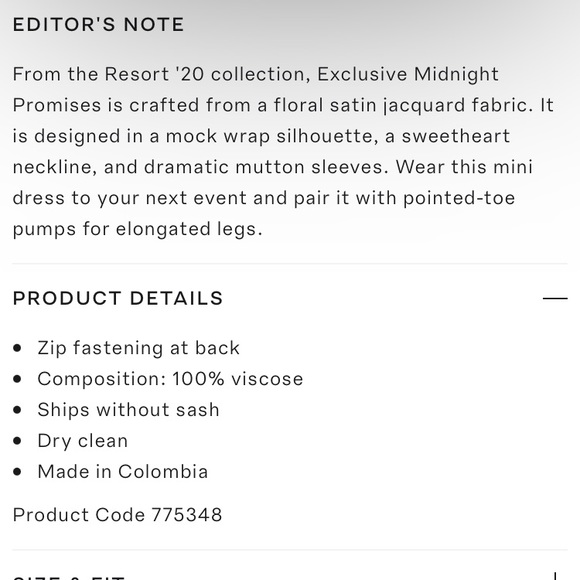 Johanna Ortiz Midnight Promises Satin Jacquard Pink Mini Dress Size 6 - Picture 13 of 14